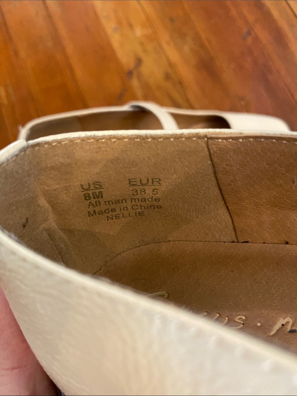 Circus NY by Sam Edelman Nellie Mary Jane Platform Loafer Vanilla Bean Size 8 - Picture 9 of 12